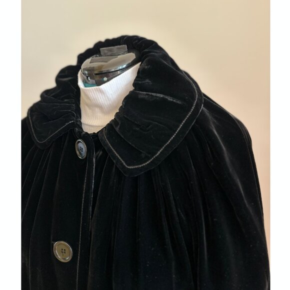 Studio-M Ruched Collar layering-piece soft velvet-feel holiday corpcore XL glam - Picture 3 of 14